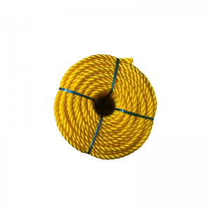Yellow PE twisted rope